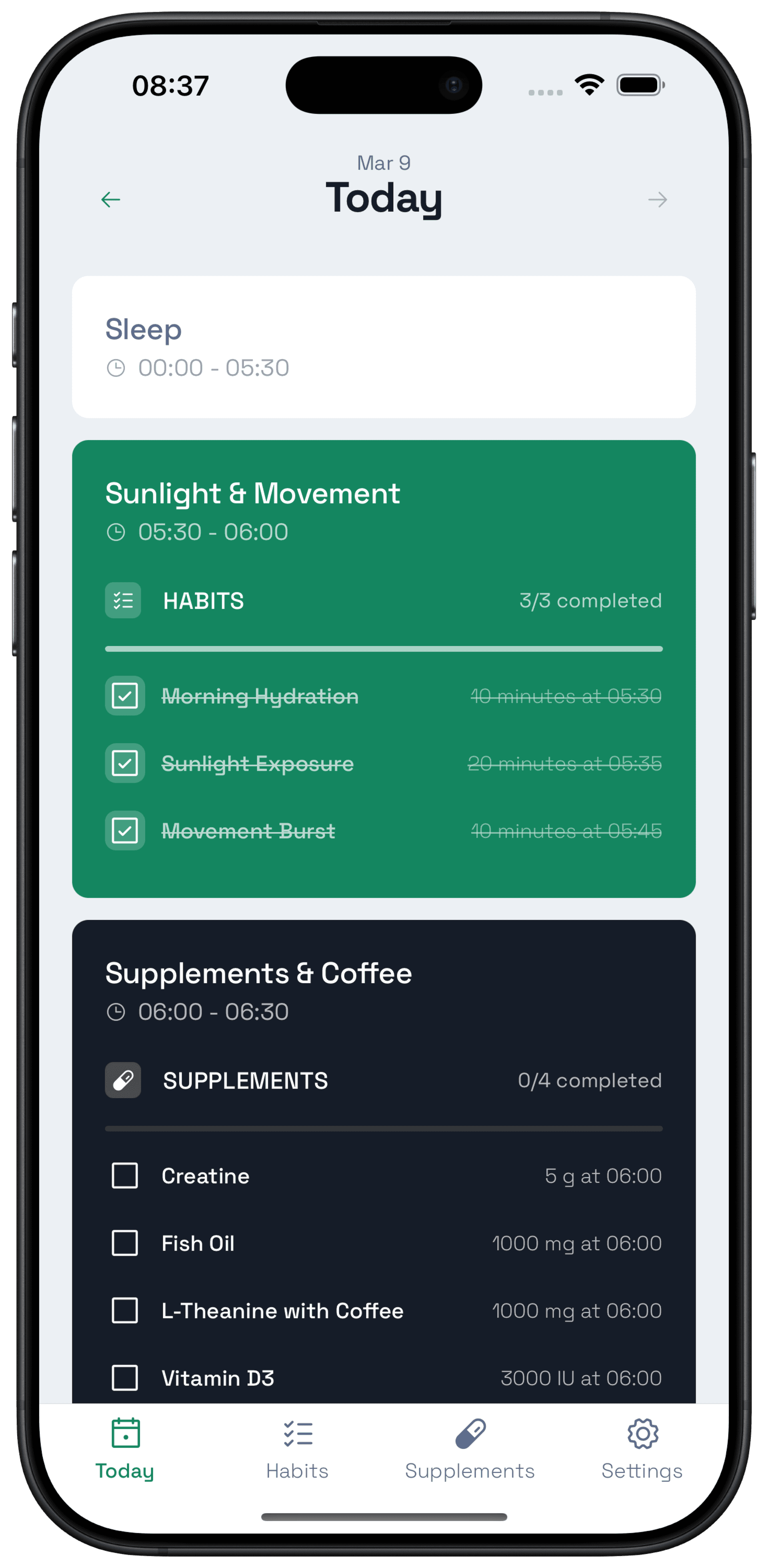 DayStack App Preview